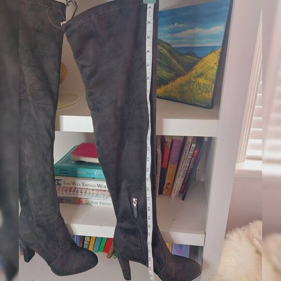 Sam Edelman Kent Over-the-Knee Gray Boots - Size 8.5 - NWOT - Picture 12 of 13